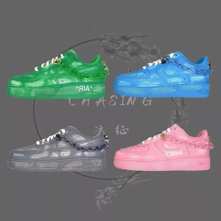 Air Force 1 朋克风 空军一号低帮休闲板鞋