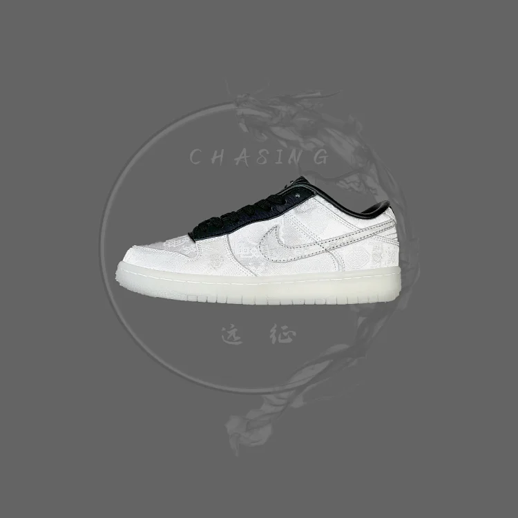 Clot x Fragment x 白丝绸dunk 休闲板鞋
