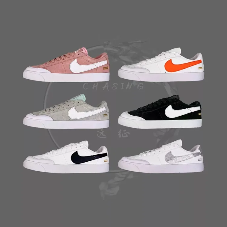 Superme x SB Zoom Blazer Low XT 杀人头鲸包头滑板鞋