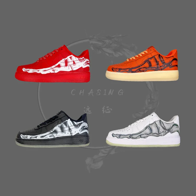 Air Force 1 ‘07 Skelton QS万圣节骨骼男女休闲板鞋运动鞋