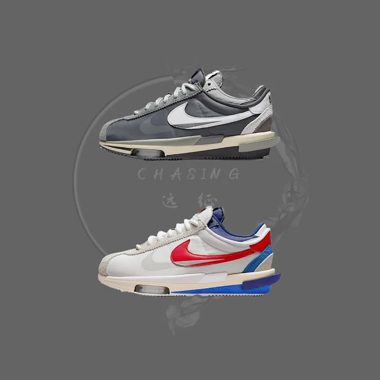 SACAI x  Cortez 4.0 联名解构复古阿甘鞋