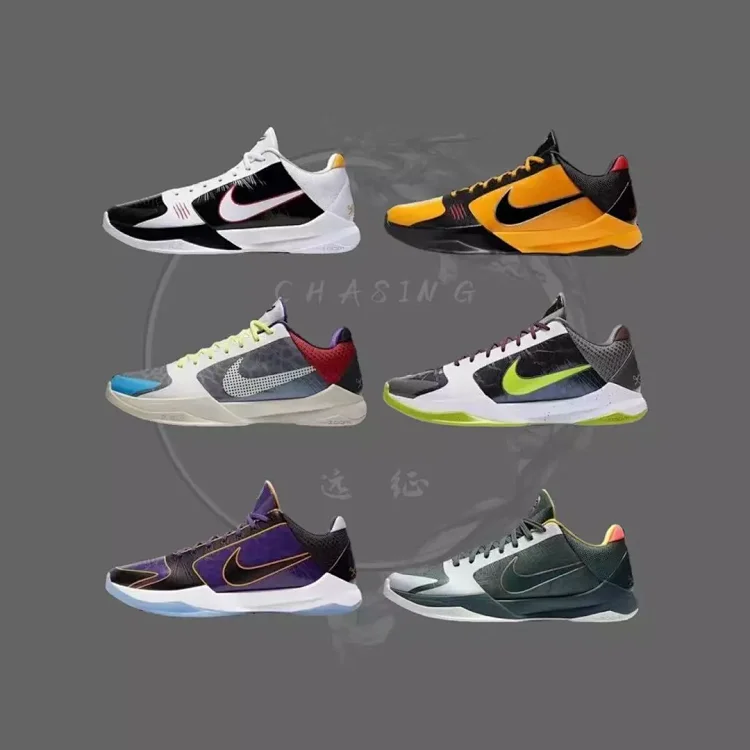 Zoom Kobe5 zk5 科比5气垫实战篮球鞋 科比五代小丑湖人主场客场紫金白金黑金鸳鸯大舞台李小龙大师之路斑马精英科比6代
