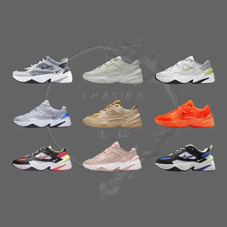 M2K Tekno 复古老爹鞋 男鞋女鞋透气运动鞋 轻便休闲鞋 气垫跑步鞋