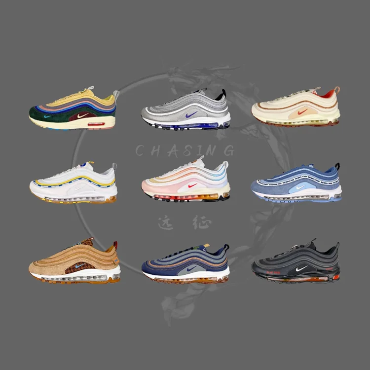Air Max 97 3M  子弹头气垫跑步鞋运动鞋