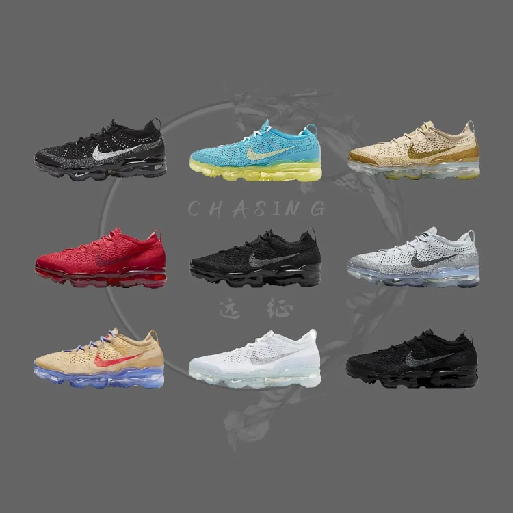 Air VaporMax 2023 Flyknit FK 2023款大气垫系列低帮针织休闲运动全掌气垫慢跑鞋