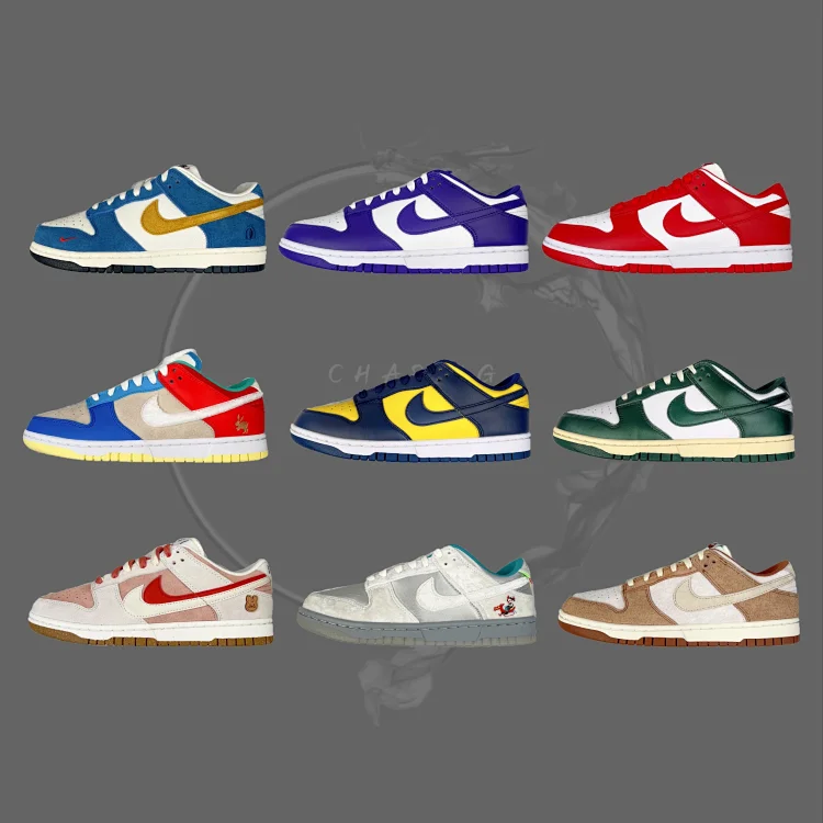 Dunk SB Low 黑白熊猫 灰白 大学蓝 影子灰 冰雪奇缘 紫金 黑绿脚趾 密歇根蓝黄 情人节 豆沙绿 蒂芙尼绿 黑白红 白蓝 白灰 皇家蓝 米白 现货dunksb休闲运动板鞋