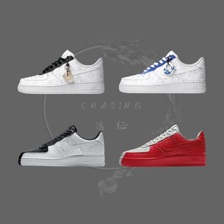 Air Force 1 Low x CLOT 丝绸 空军一号中国风休闲板鞋滑板鞋